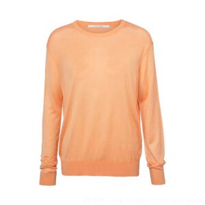 Feingewebter Pullover mit Rundhals-Ausschnitt - Orange 1000556-213-99243