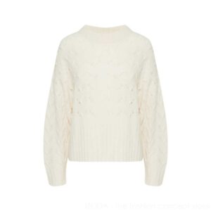 Strickpullover mit Lochstrick-Muster - turtledove 121-50206917-125202