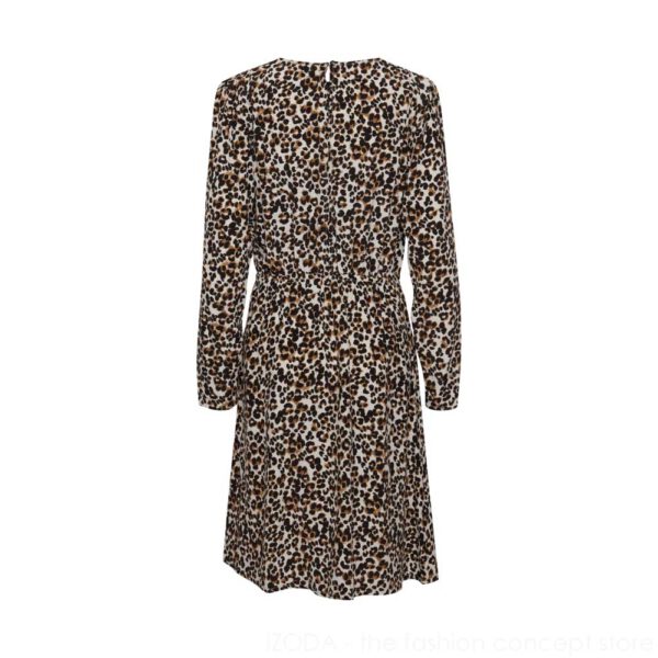 Kleid mit Leo-Print, Mezzo-Länge 80-20117967-201751