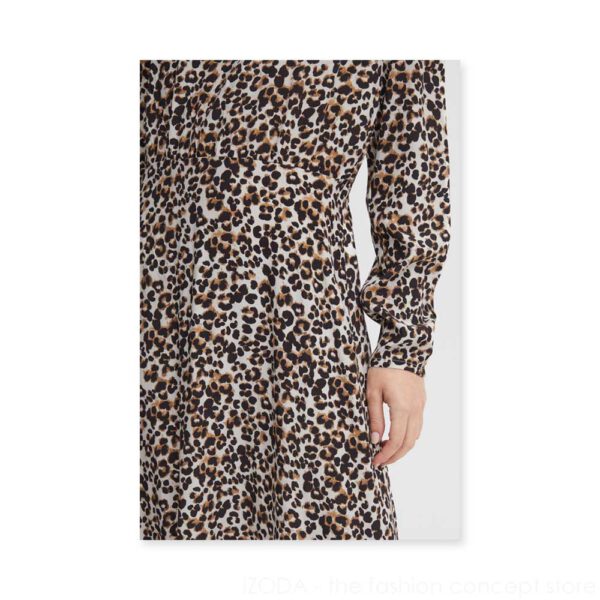 Kleid mit Leo-Print, Mezzo-Länge 80-20117967-201751